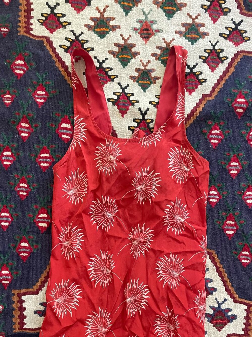 Madewell 100% Silk Tank with bow back